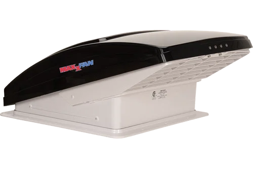 00-07500K – MAXXAIR VENT Roof Vent, Remote Control Powered Opening For 14 Inch x 14 Inch Vent With Fan Smoke With The...
